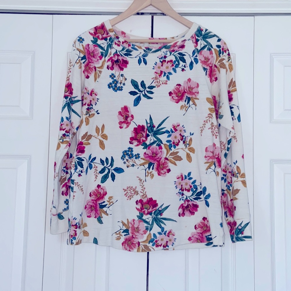 Loft, Maternity, floral sweatshirt